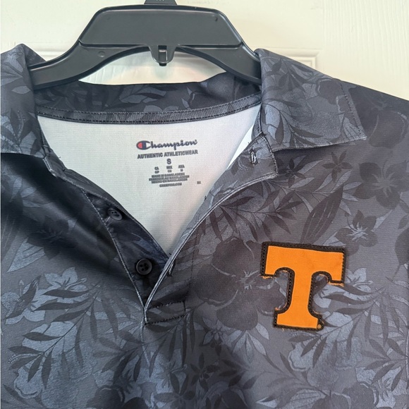 Champion Men's Black Tennessee Polo - Picture 2 of 3